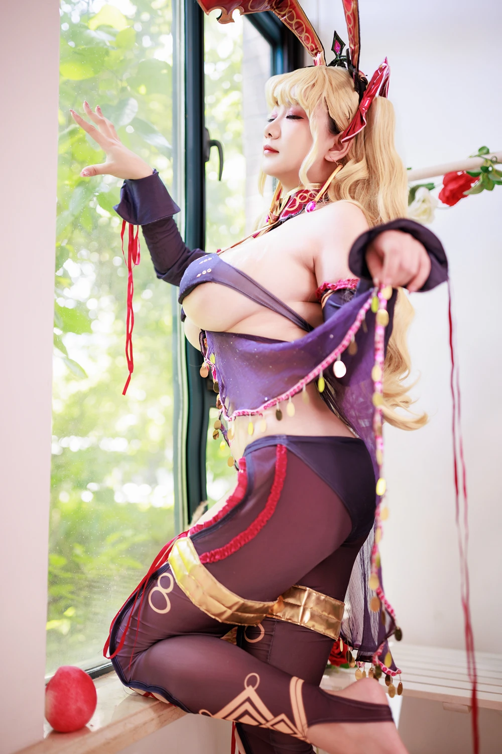 Cosplay 阿雪雪 – FGO 枪凛兔女郎 - P1