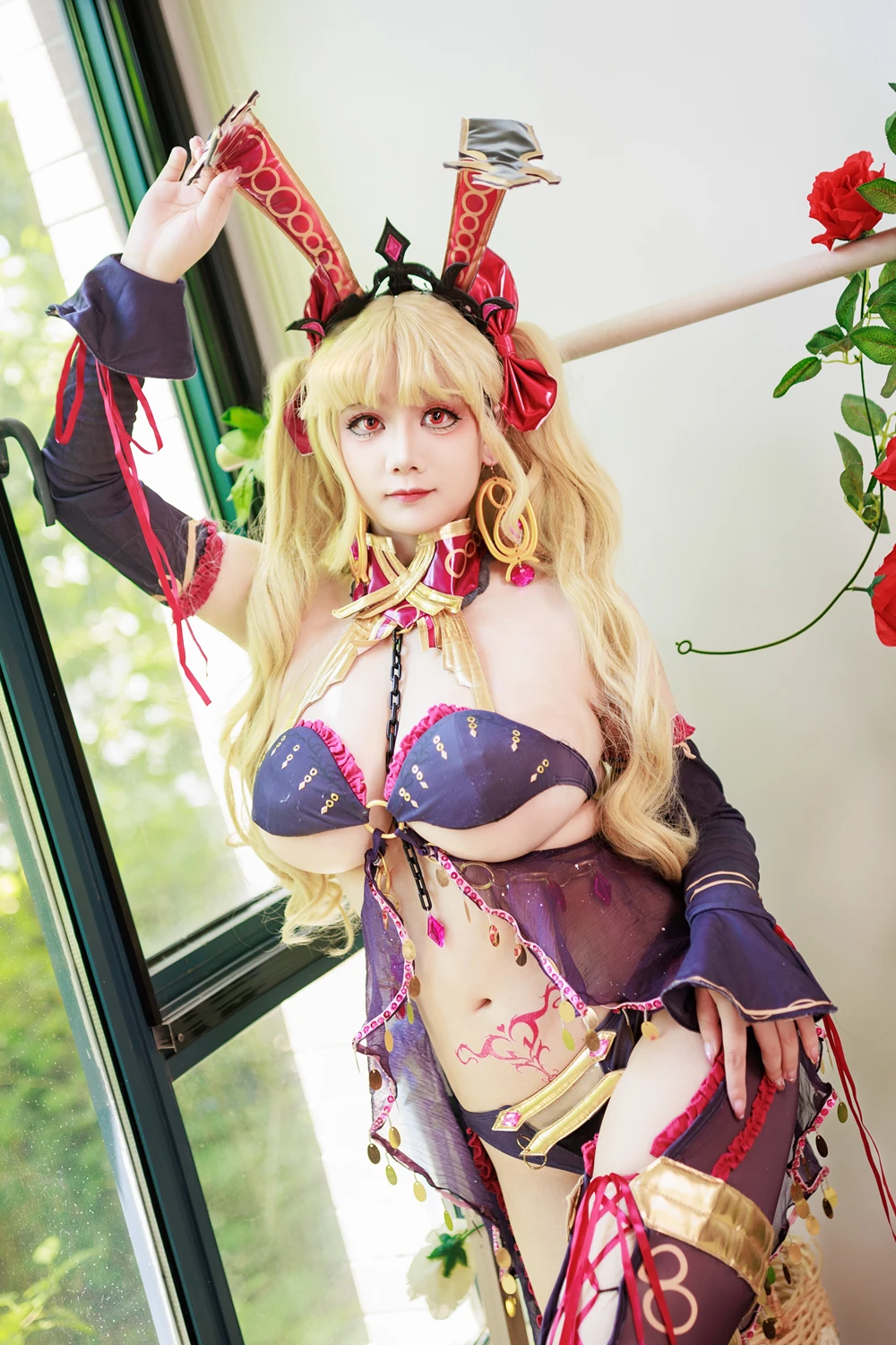 Cosplay 阿雪雪 – FGO 枪凛兔女郎 - P20