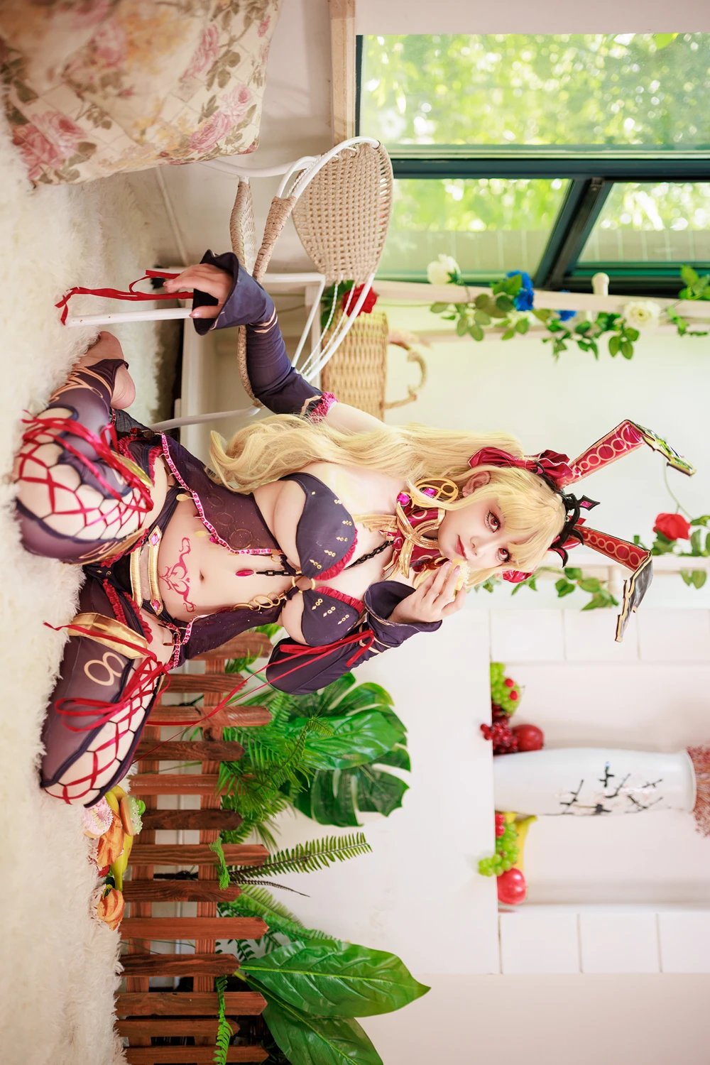 Cosplay 阿雪雪 – FGO 枪凛兔女郎 - P24