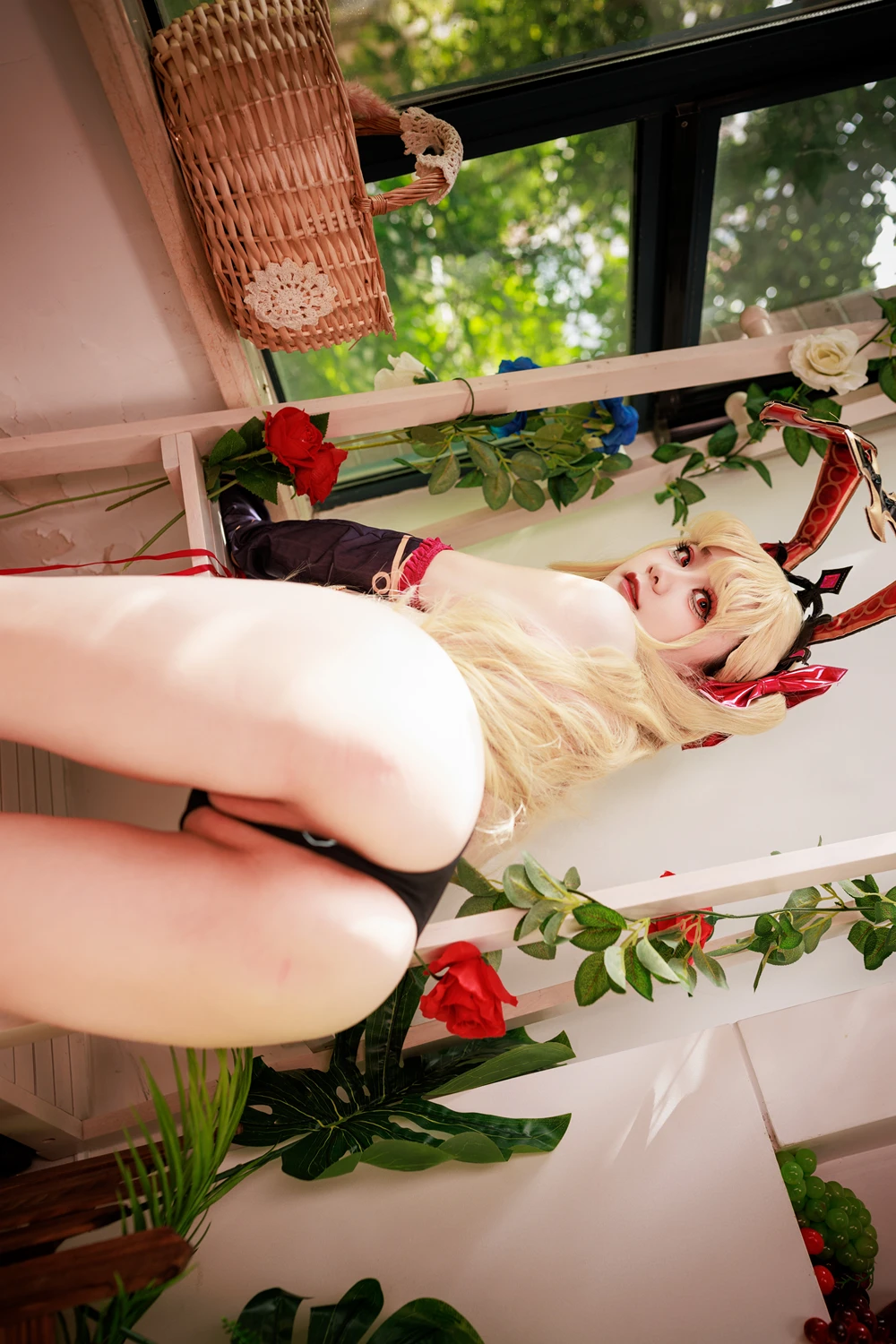 Cosplay 阿雪雪 – FGO 枪凛兔女郎 - P49