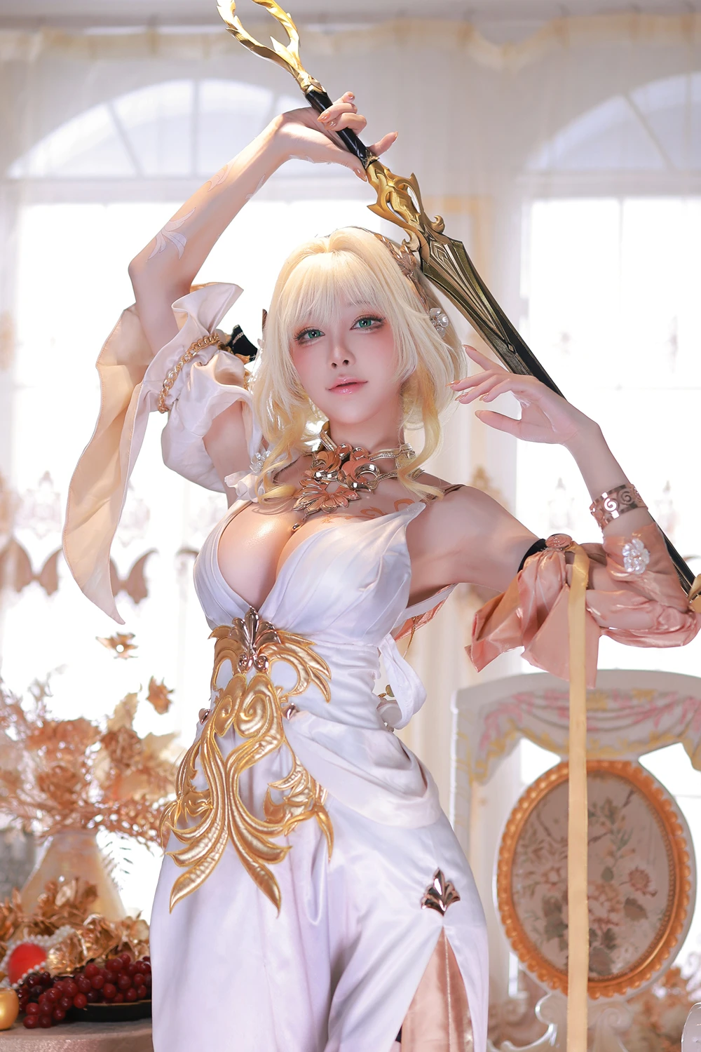Cosplay 水淼Aqua – 崩坏·星穹铁道-阿格莱雅 - P3