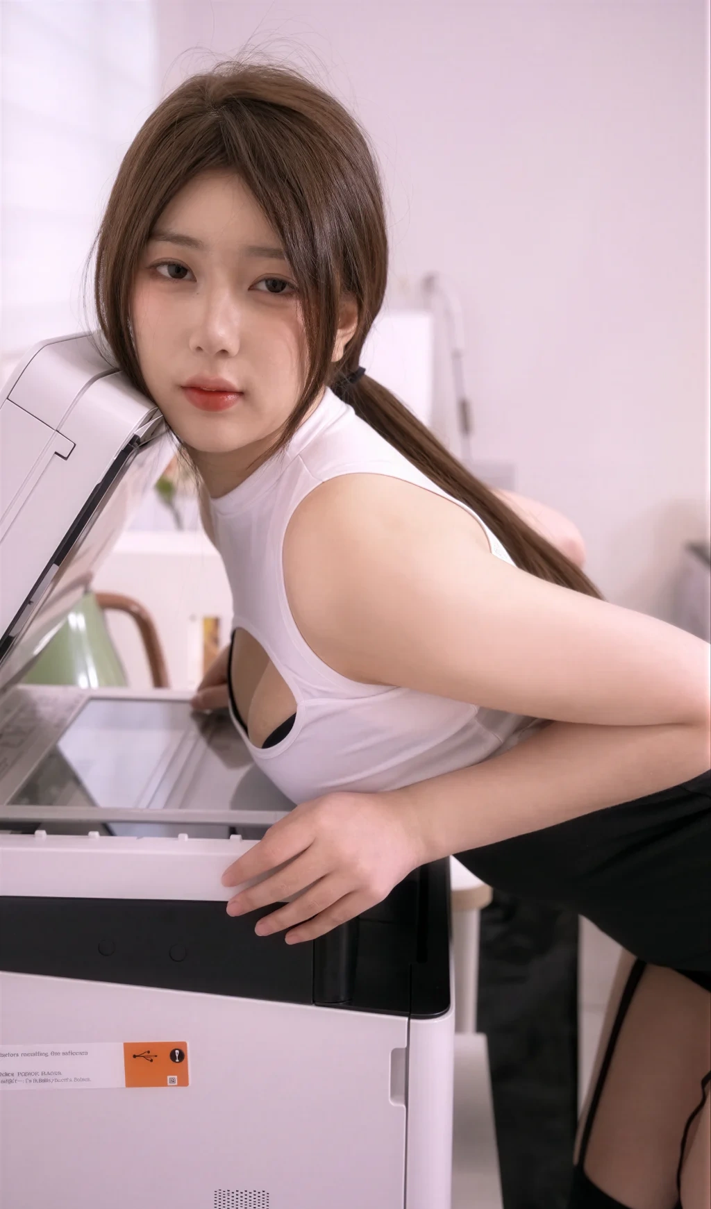 [AI Enhanced] [AIRPLANETIME] Juwoo: With A New Employee of The Company (112 photos) - P26