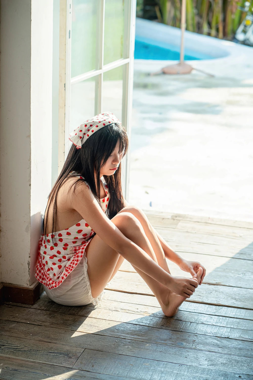 Cosplay 花音葉子 – 小厨娘 - P23