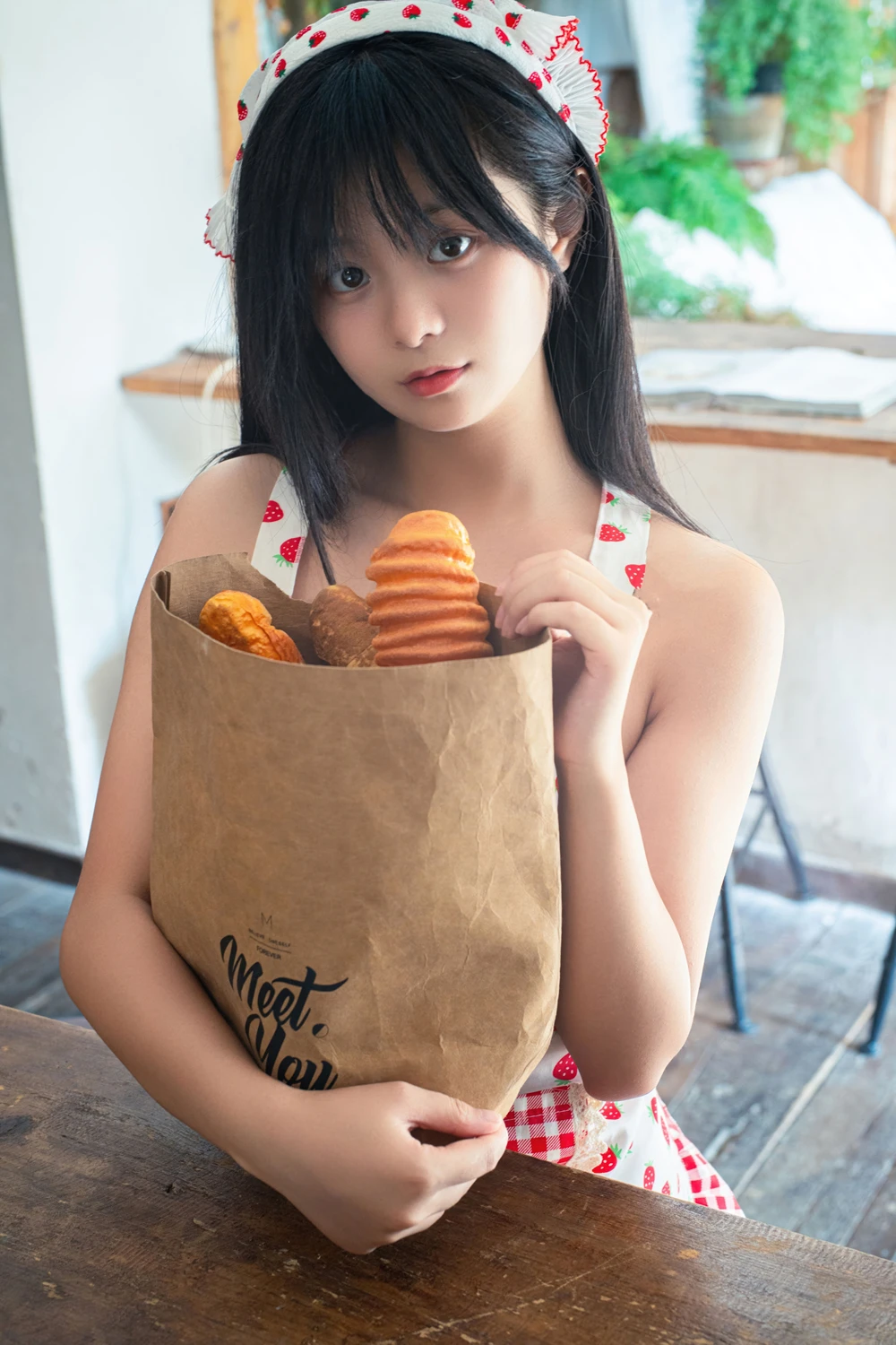 Cosplay 花音葉子 – 小厨娘 - P2