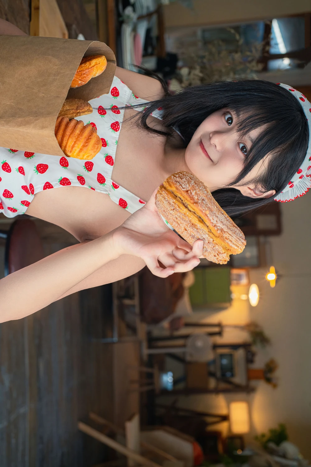 Cosplay 花音葉子 – 小厨娘 - P5