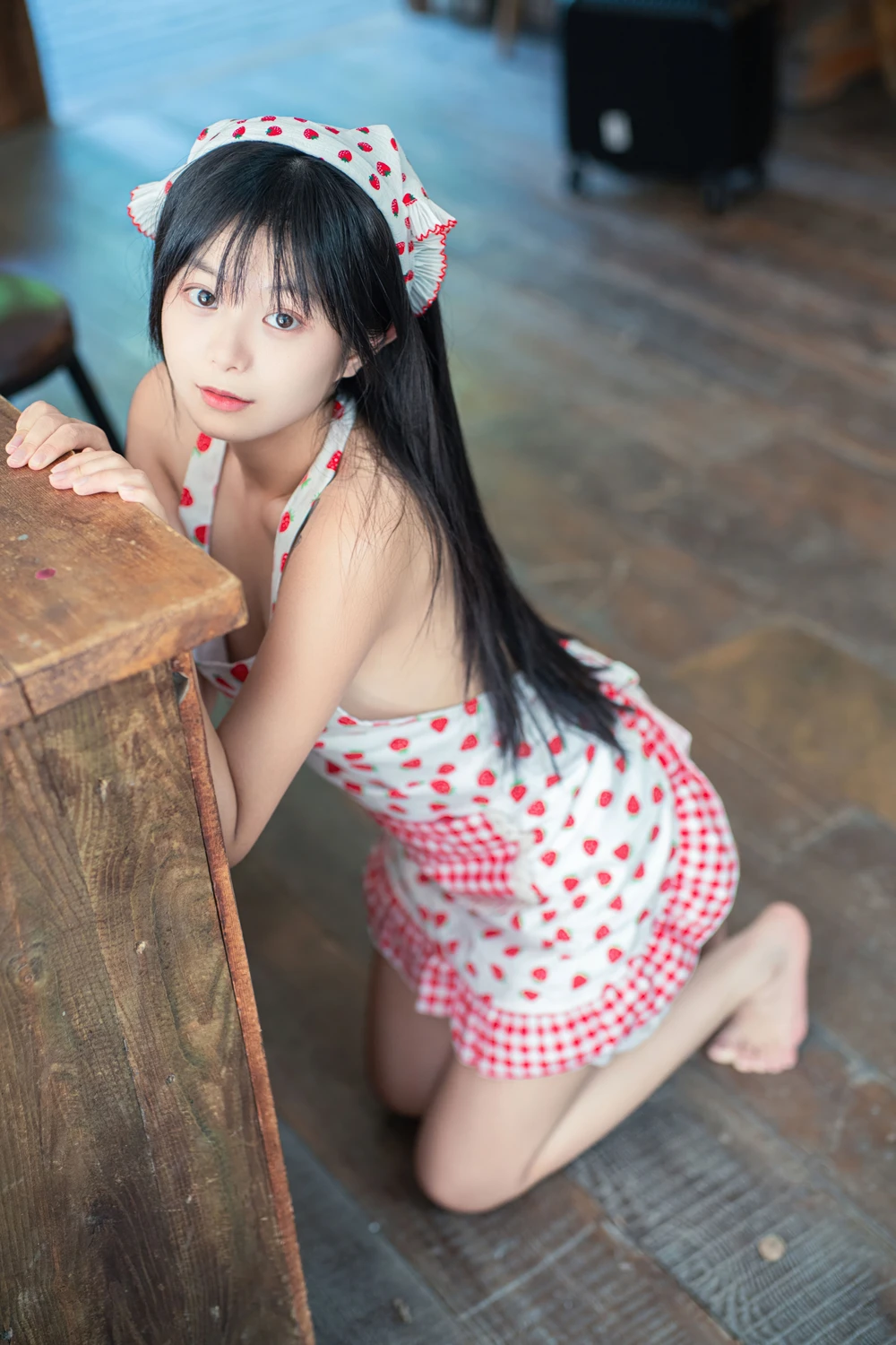 Cosplay 花音葉子 – 小厨娘 - P6
