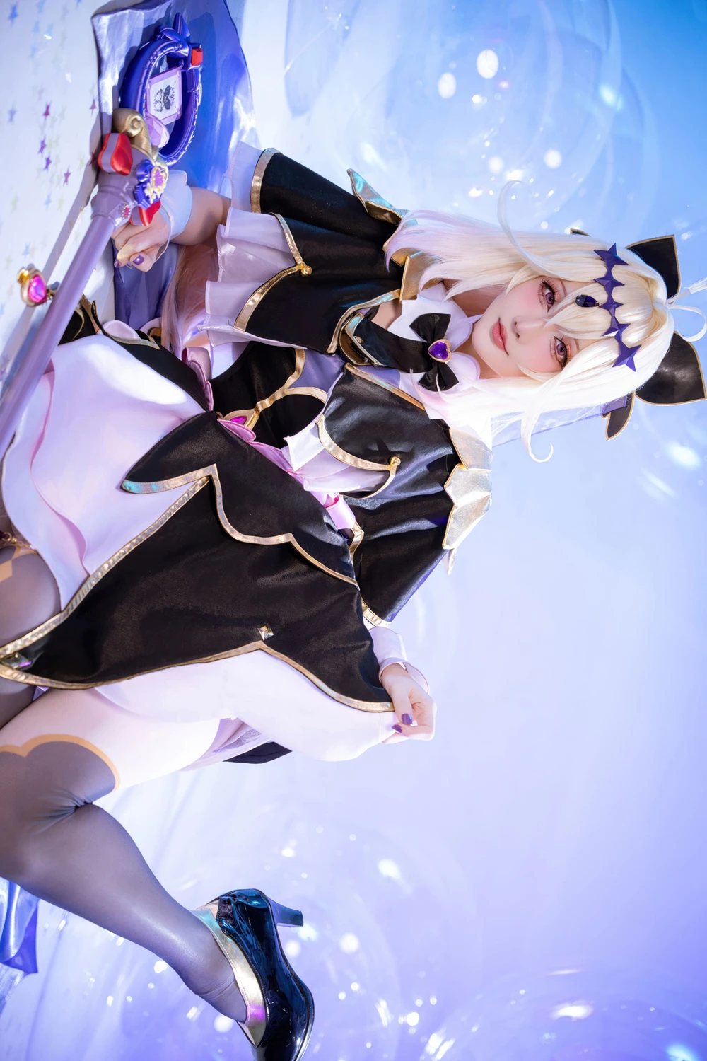 Cosplay 星之迟迟Hoshilily – 名侦探光之美少女 森亚露露卡原皮&同人 - P9