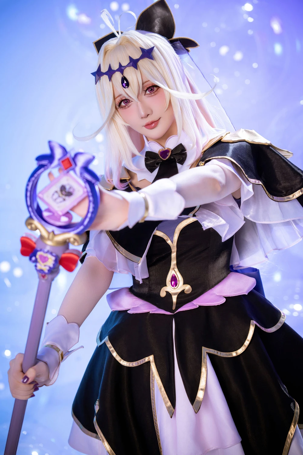 Cosplay 星之迟迟Hoshilily – 名侦探光之美少女 森亚露露卡原皮&同人 - P4