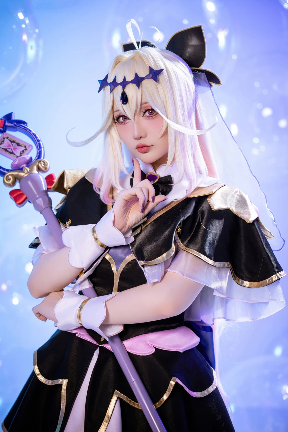 Cosplay 星之迟迟Hoshilily – 名侦探光之美少女 森亚露露卡原皮&同人 - P5