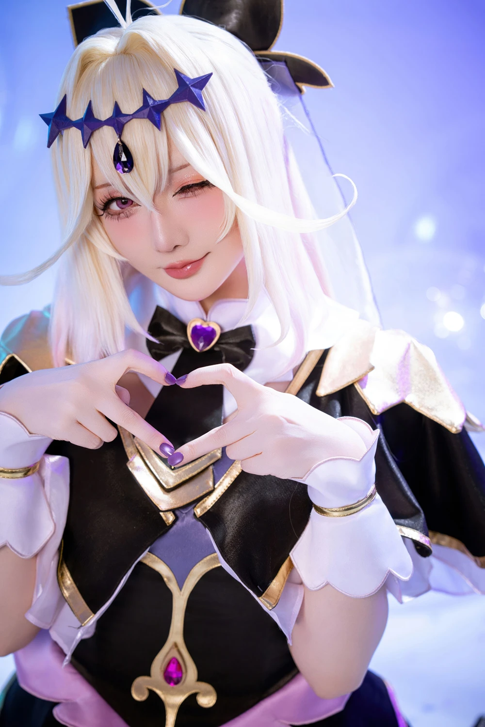 Cosplay 星之迟迟Hoshilily – 名侦探光之美少女 森亚露露卡原皮&同人 - P7