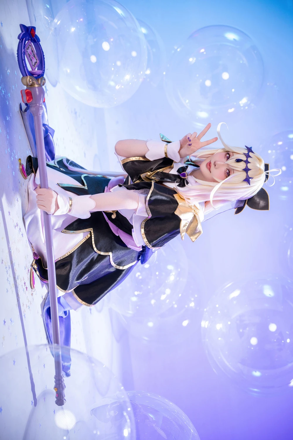 Cosplay 星之迟迟Hoshilily – 名侦探光之美少女 森亚露露卡原皮&同人 - P8