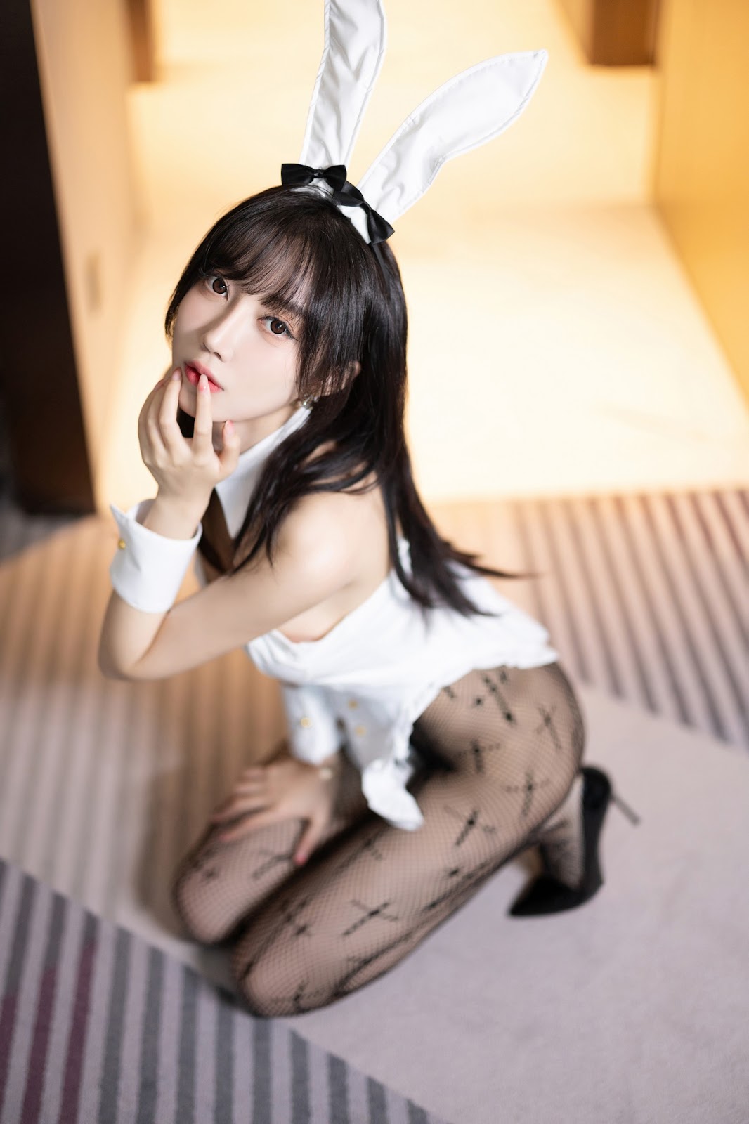 [内购无水印] 玥儿玥er – 薄纱连体衣 - P16