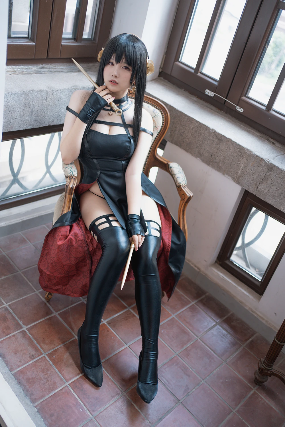 Cosplay 阿半今天很开心 – 生或死 约尔 - P18