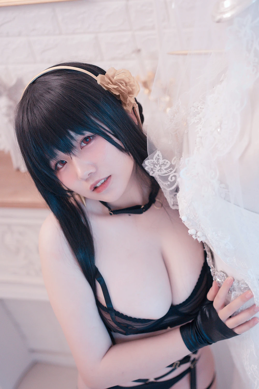 Cosplay 阿半今天很开心 – 生或死 约尔 - P50