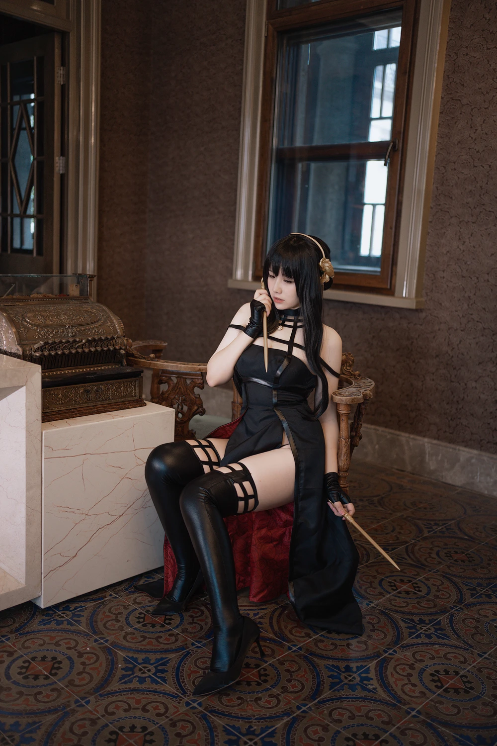Cosplay 阿半今天很开心 – 生或死 约尔 - P5