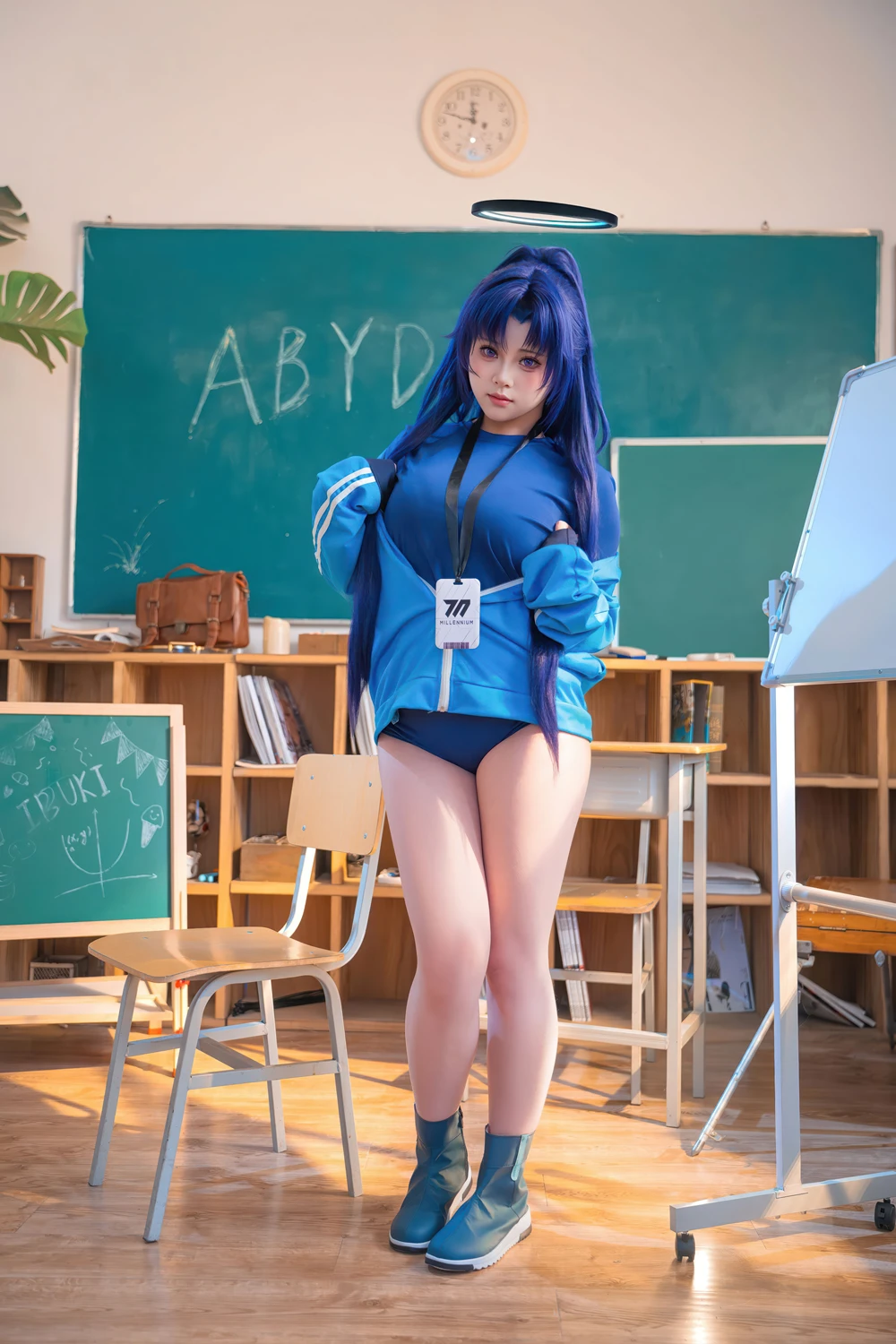 Cosplay 呙呙 – 蔚蓝档案 早濑优香 - P1