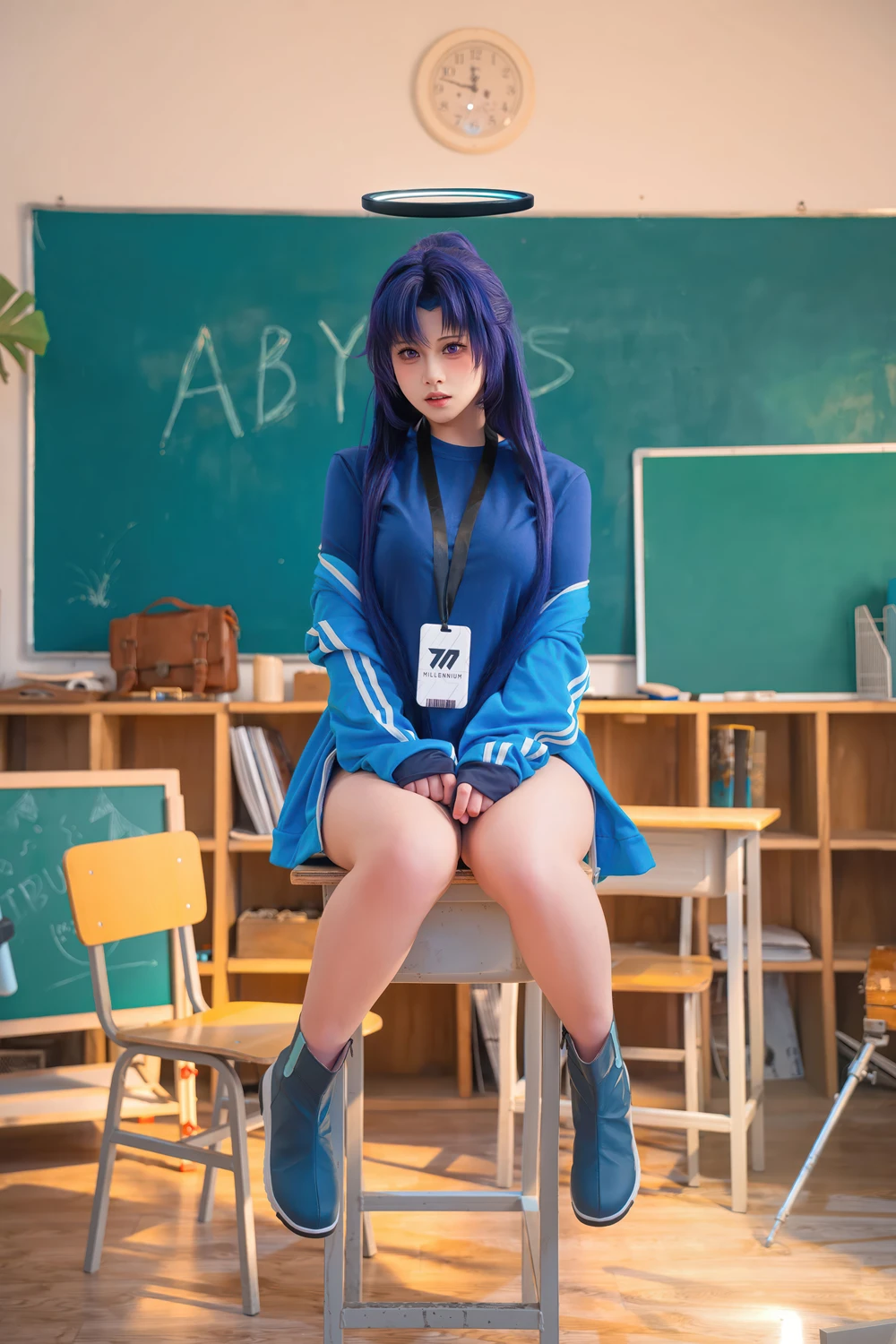 Cosplay 呙呙 – 蔚蓝档案 早濑优香 - P2