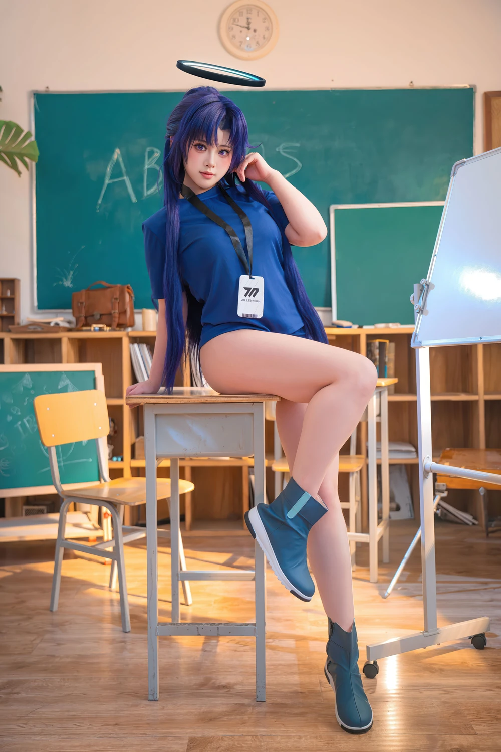 Cosplay 呙呙 – 蔚蓝档案 早濑优香 - P6