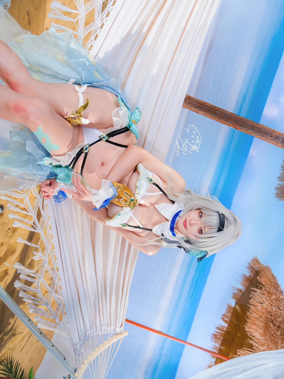 Cosplay Machi馬吉 – 崩壞 星穹鐵道 流螢泳裝 Firefly Bikini - P4