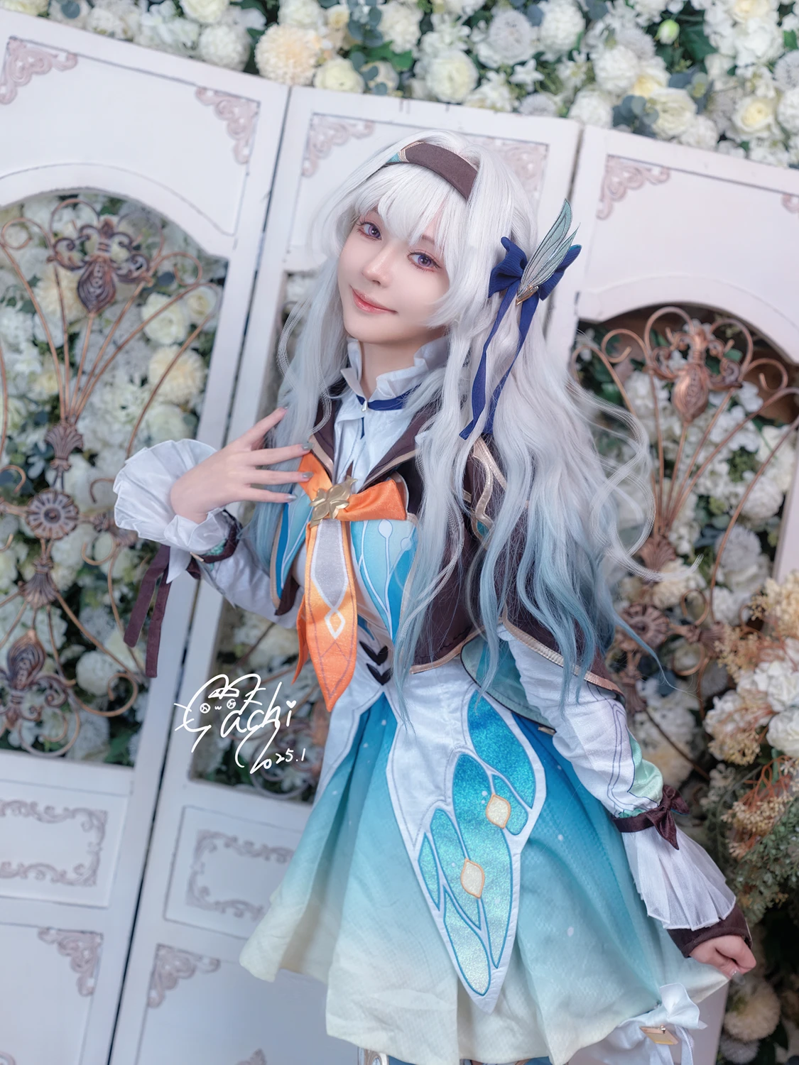 Cosplay Machi馬吉 – 崩壞 星穹鐵道 流螢泳裝 Firefly Bikini - P55