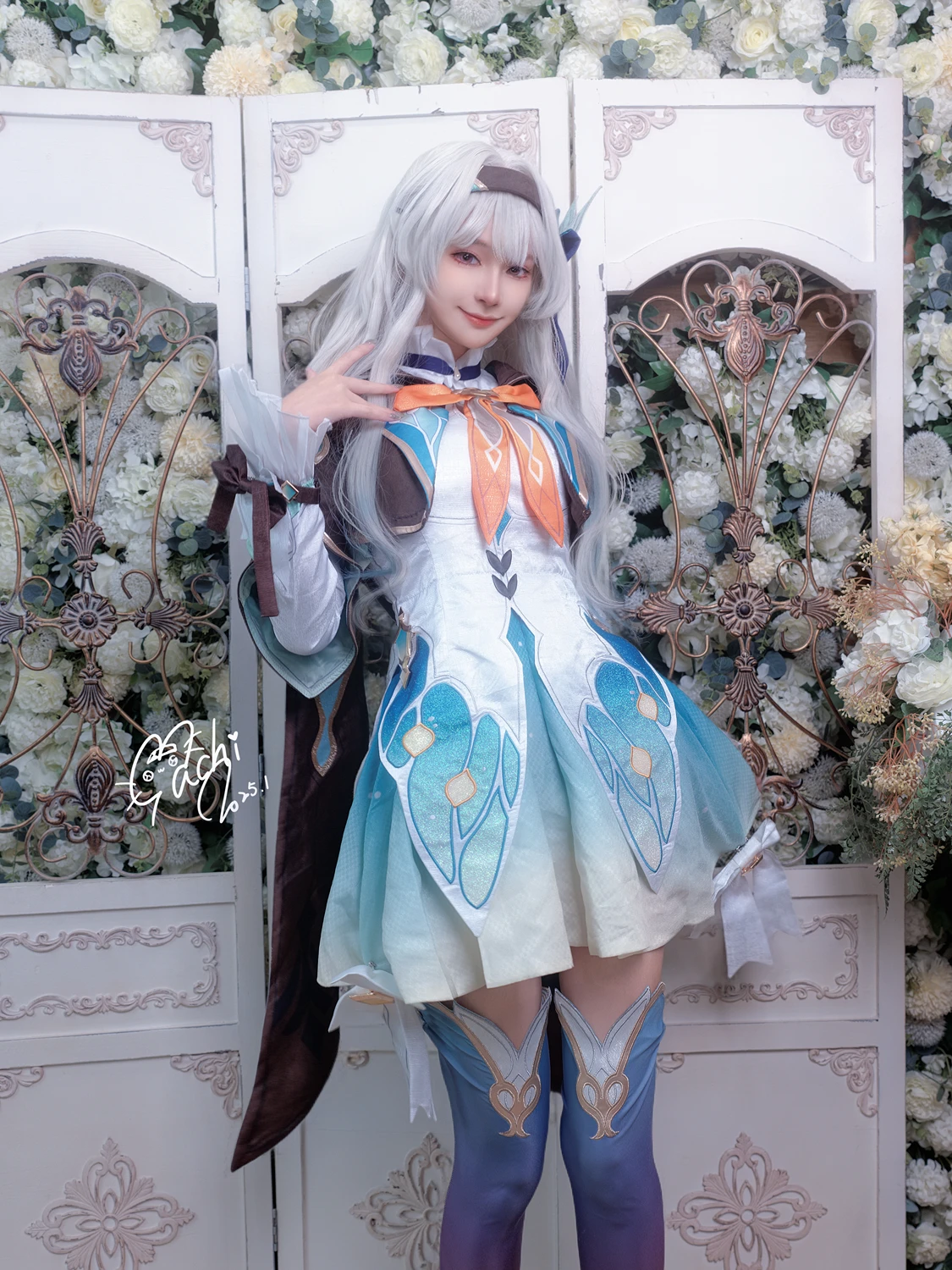 Cosplay Machi馬吉 – 崩壞 星穹鐵道 流螢泳裝 Firefly Bikini - P56