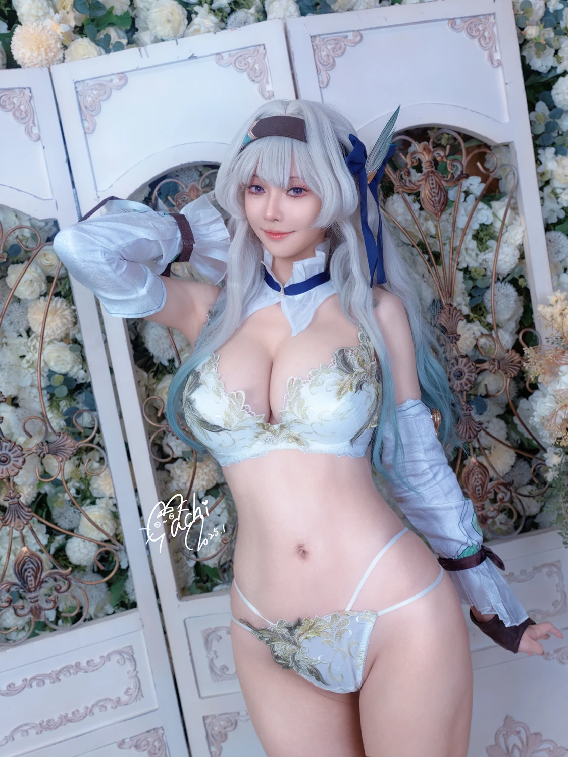 Cosplay Machi馬吉 – 崩壞 星穹鐵道 流螢泳裝 Firefly Bikini - P66
