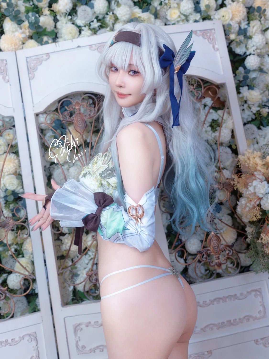 Cosplay Machi馬吉 – 崩壞 星穹鐵道 流螢泳裝 Firefly Bikini - P67