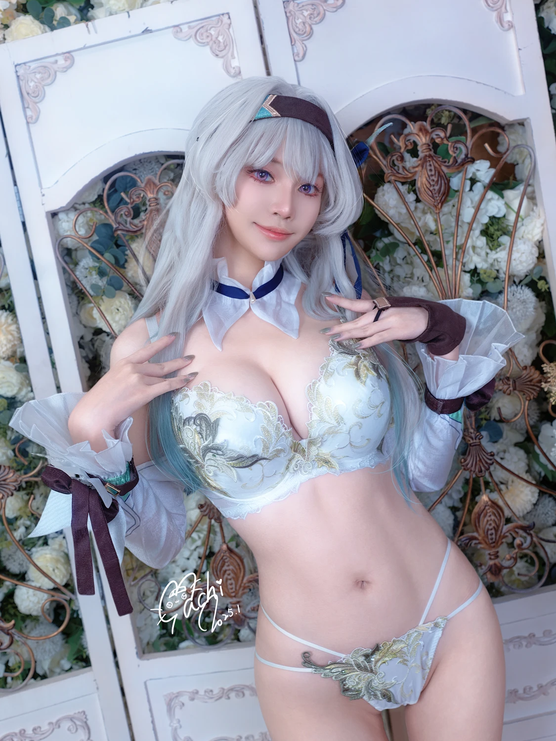Cosplay Machi馬吉 – 崩壞 星穹鐵道 流螢泳裝 Firefly Bikini - P68