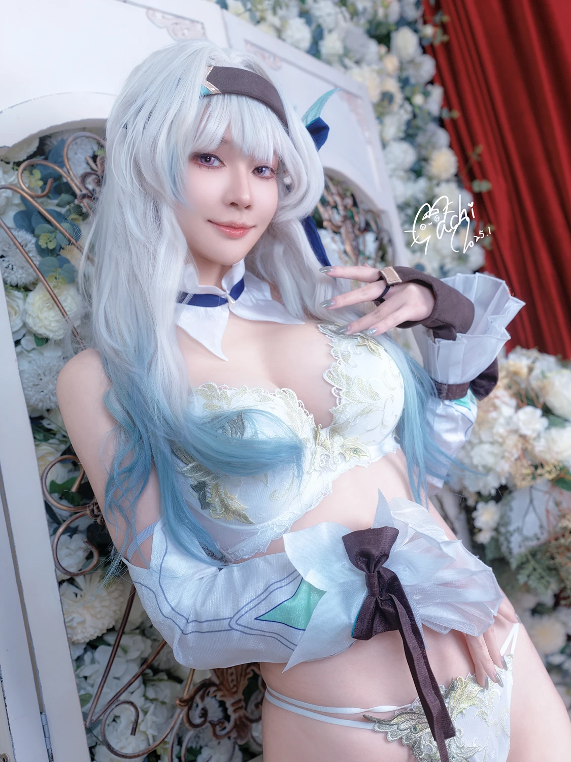 Cosplay Machi馬吉 – 崩壞 星穹鐵道 流螢泳裝 Firefly Bikini - P70