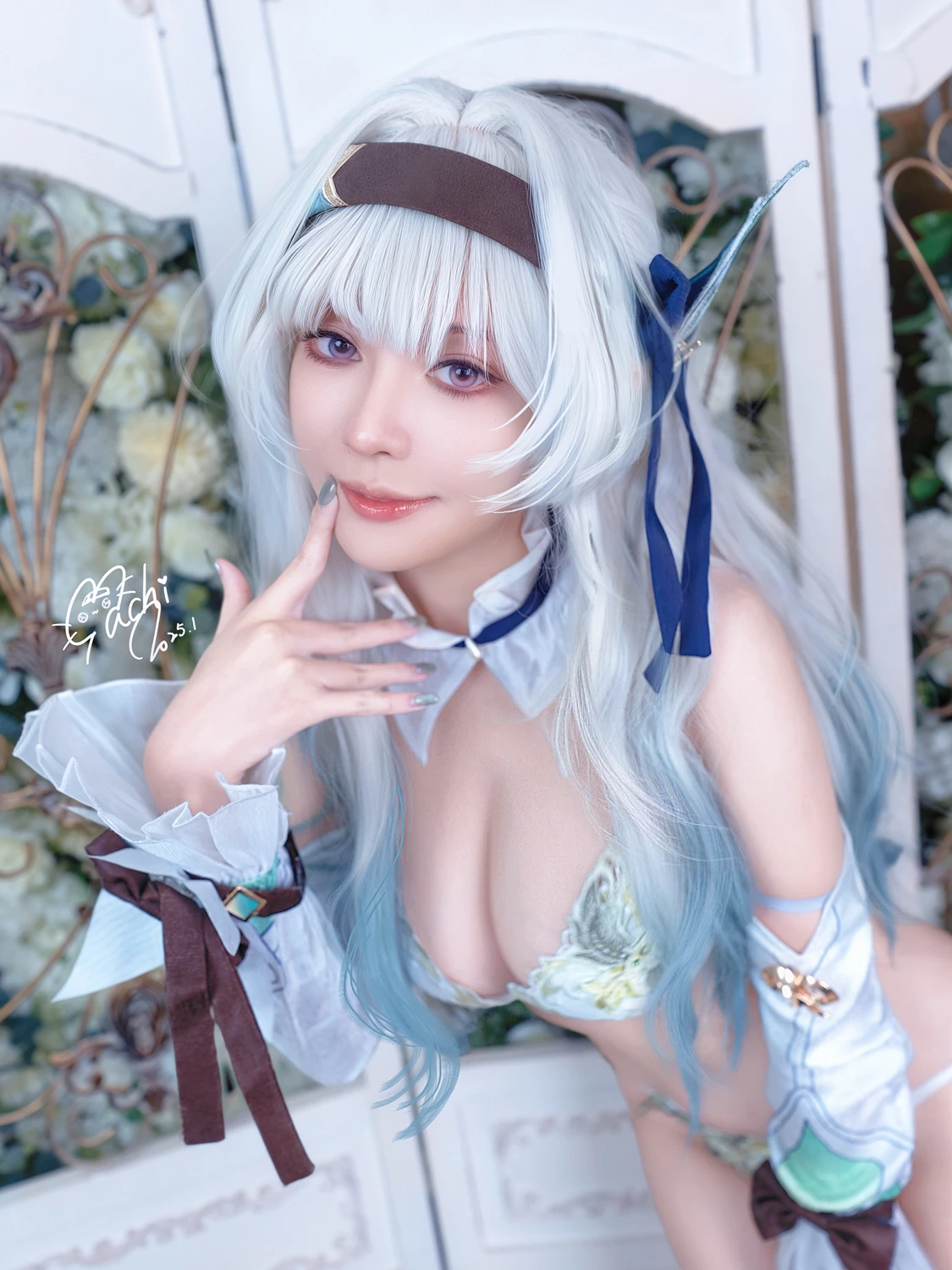 Cosplay Machi馬吉 – 崩壞 星穹鐵道 流螢泳裝 Firefly Bikini - P72