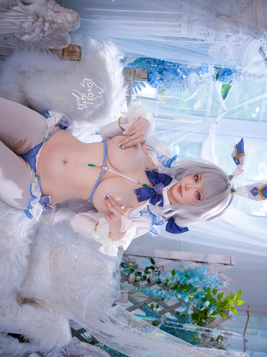 Cosplay Machi馬吉 – 崩壞 星穹鐵道 流螢泳裝 Firefly Bikini - P76