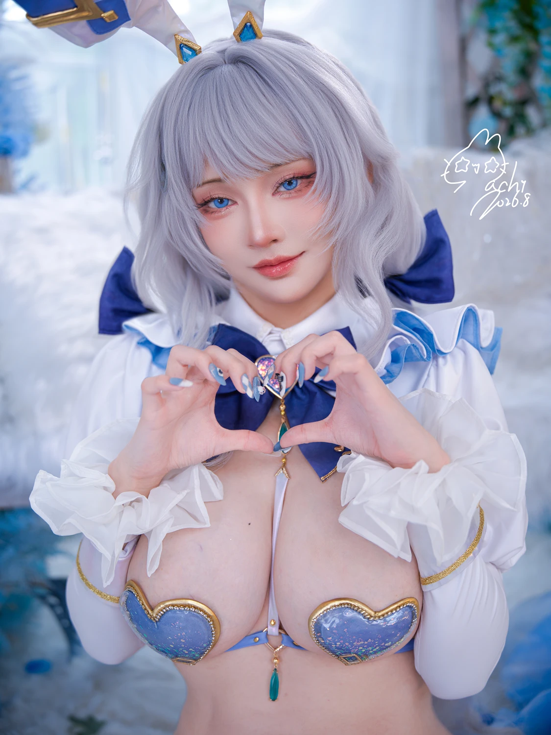 Cosplay Machi馬吉 – 崩壞 星穹鐵道 流螢泳裝 Firefly Bikini - P79