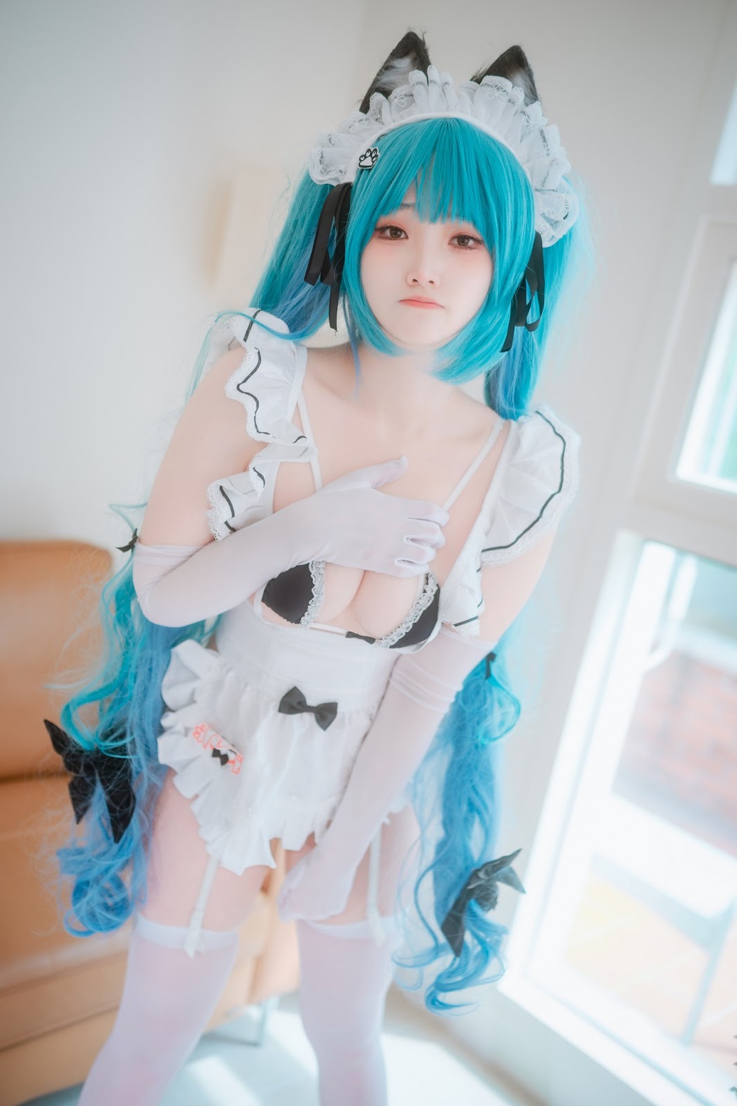 DJAWA Photo – Bambi (밤비) – Nikke Privaty Unkind Maid - P125