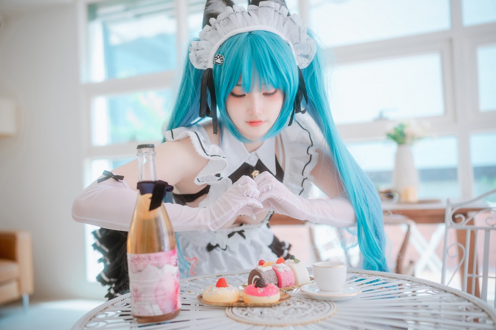 DJAWA Photo – Bambi (밤비) – Nikke Privaty Unkind Maid - P23