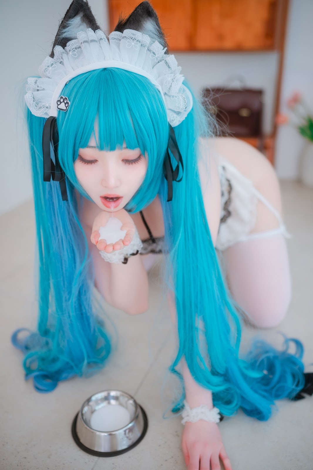 DJAWA Photo – Bambi (밤비) – Nikke Privaty Unkind Maid - P33