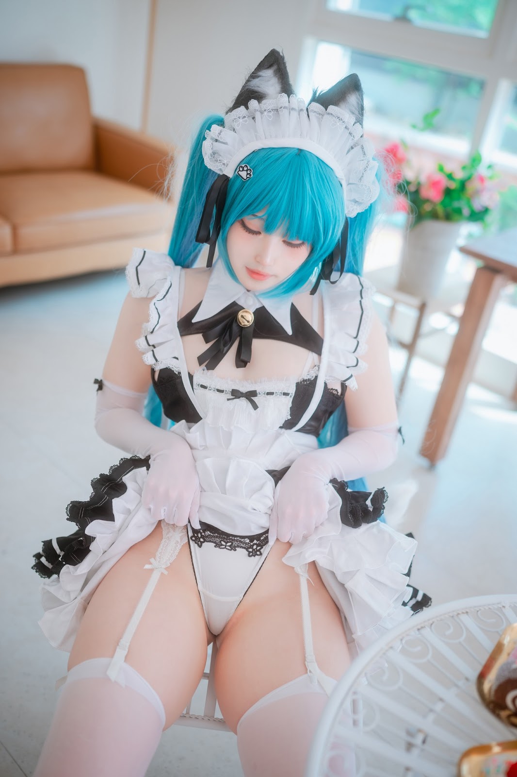 DJAWA Photo – Bambi (밤비) – Nikke Privaty Unkind Maid - P45