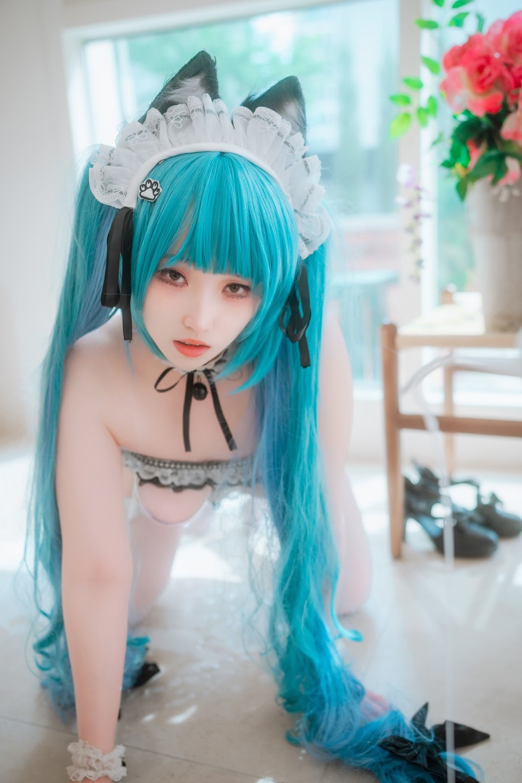 DJAWA Photo – Bambi (밤비) – Nikke Privaty Unkind Maid - P50