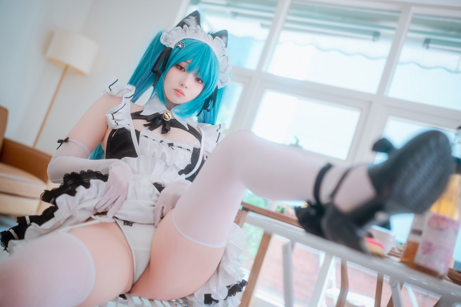 DJAWA Photo – Bambi (밤비) – Nikke Privaty Unkind Maid - P56