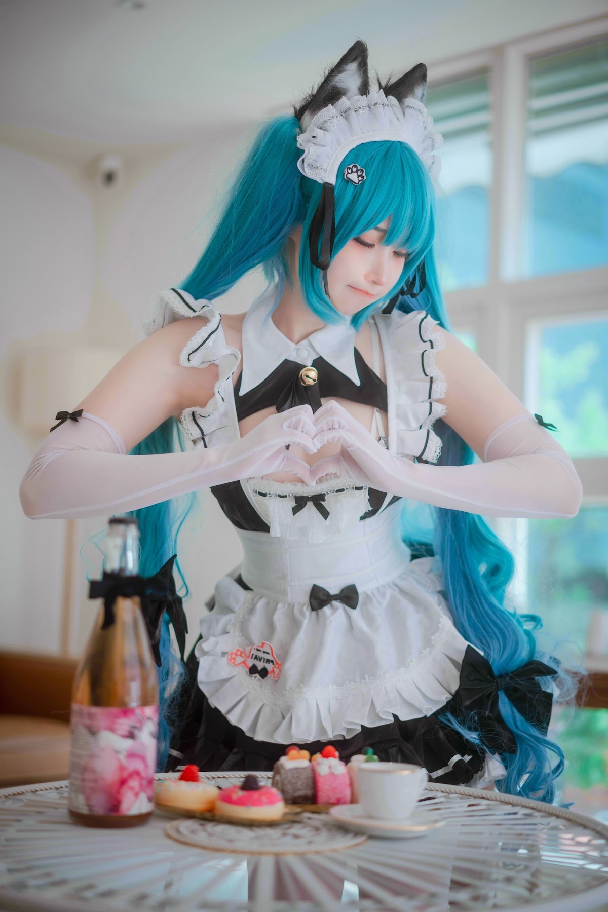 DJAWA Photo – Bambi (밤비) – Nikke Privaty Unkind Maid - P75