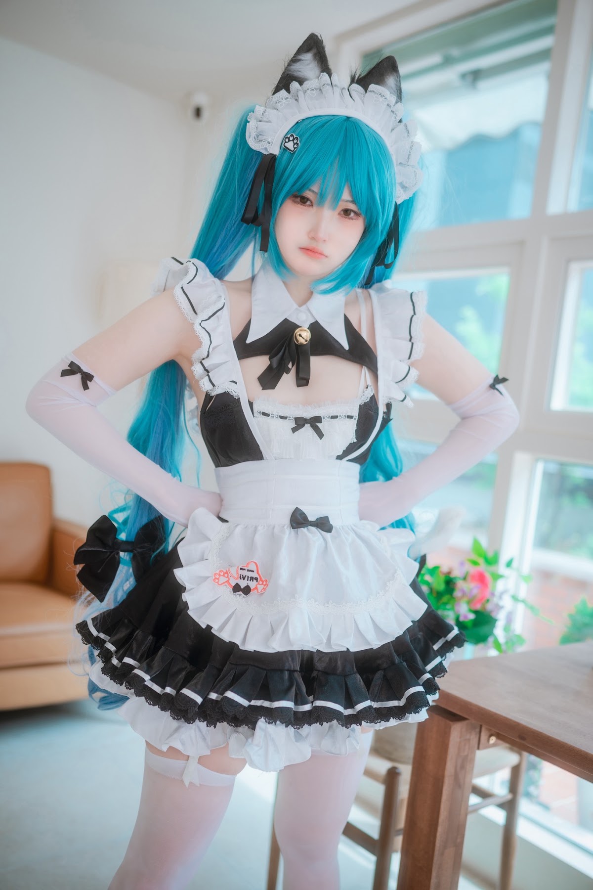 DJAWA Photo – Bambi (밤비) – Nikke Privaty Unkind Maid - P81