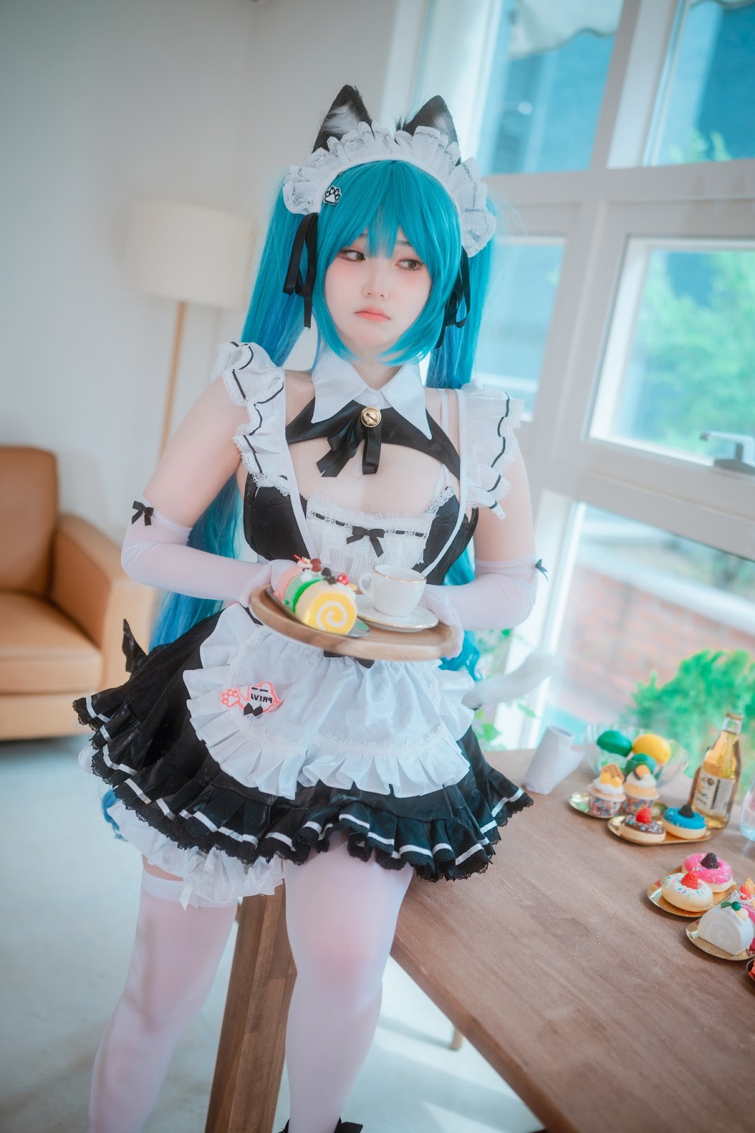 DJAWA Photo – Bambi (밤비) – Nikke Privaty Unkind Maid - P82