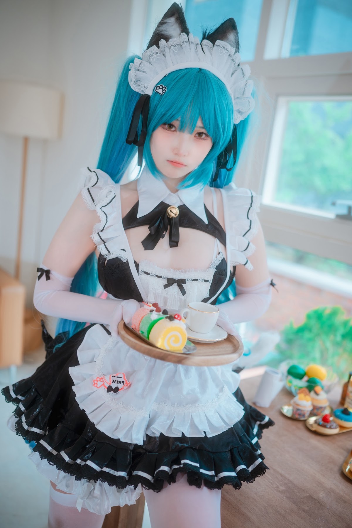 DJAWA Photo – Bambi (밤비) – Nikke Privaty Unkind Maid - P83