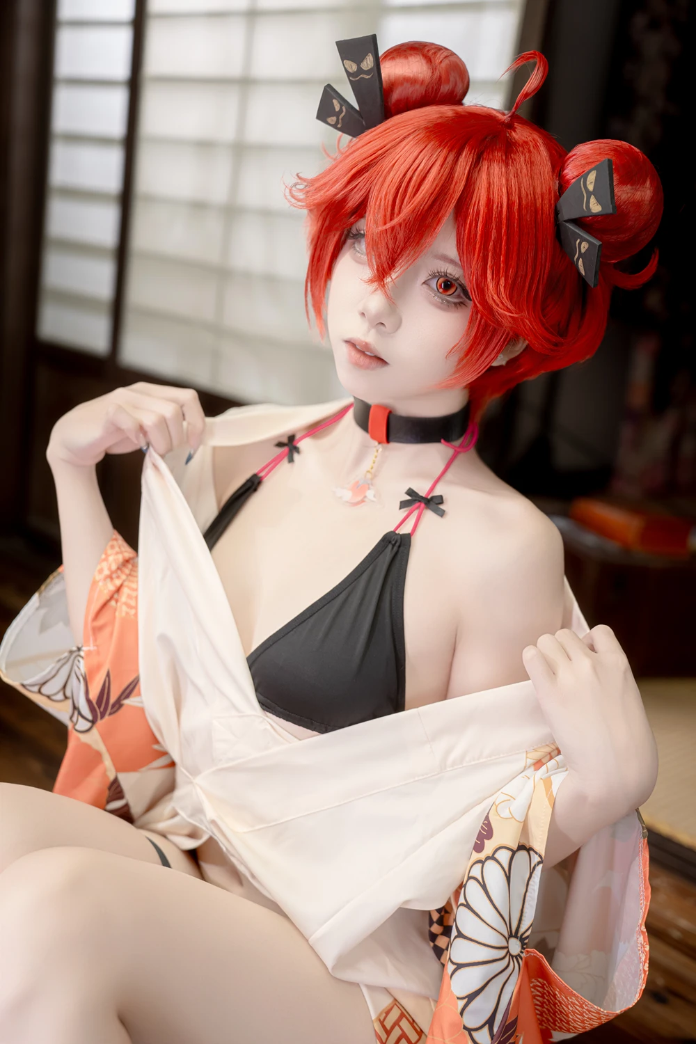 Cosplay 纸悦Etsu_ko – 番茄酱 温泉 - P8