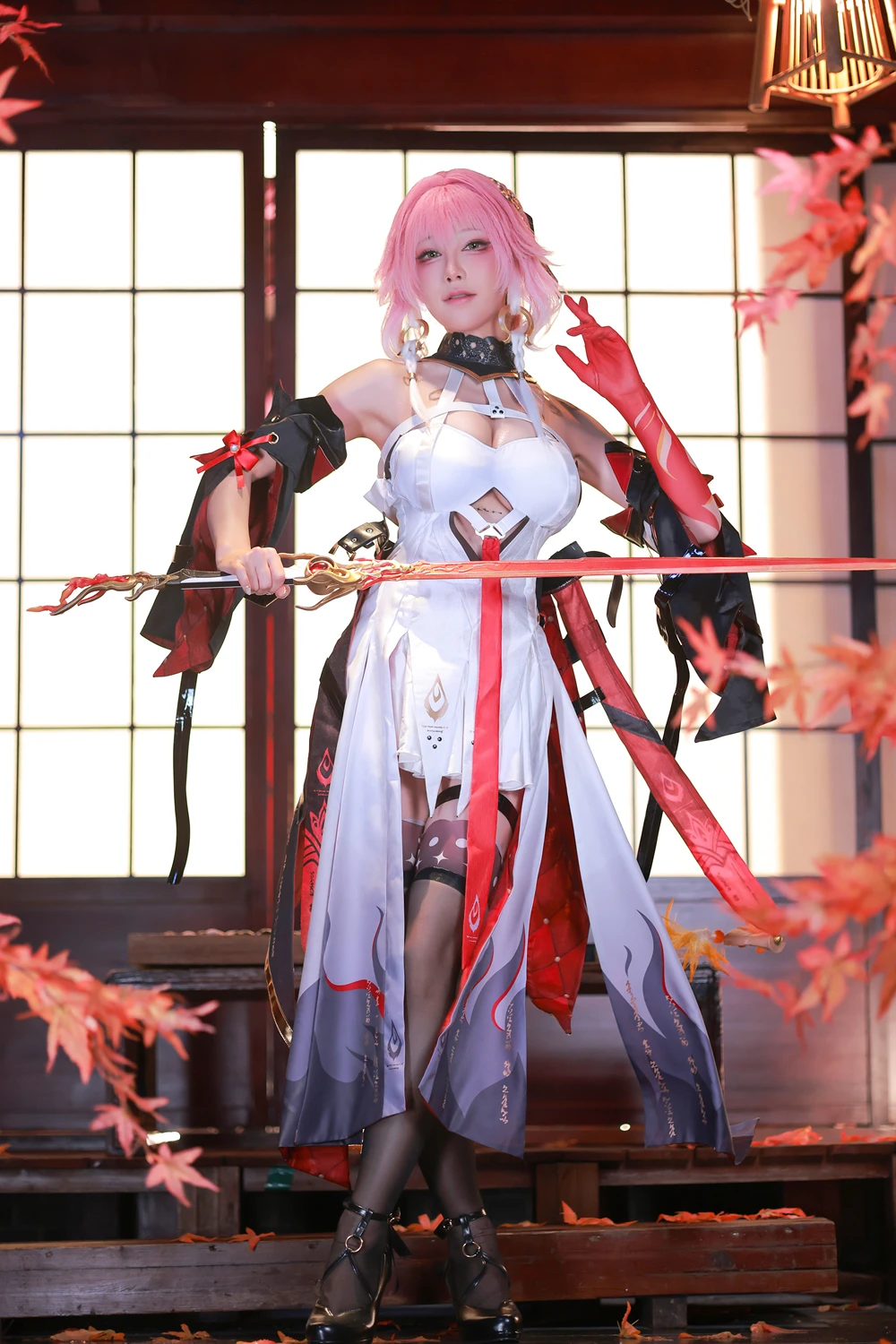 Cosplay 水淼Aqua – 鸣潮 长离原皮 - P1