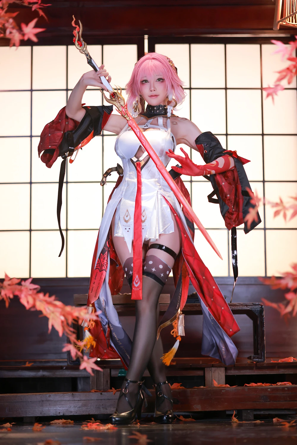 Cosplay 水淼Aqua – 鸣潮 长离原皮 - P2