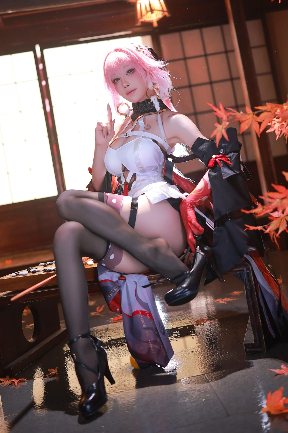 Cosplay 水淼Aqua – 鸣潮 长离原皮 - P4