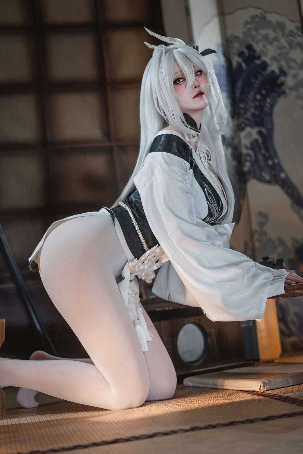 Cosplay Natsuko夏夏子 – 碧蓝航线 白凤 和服 - P10