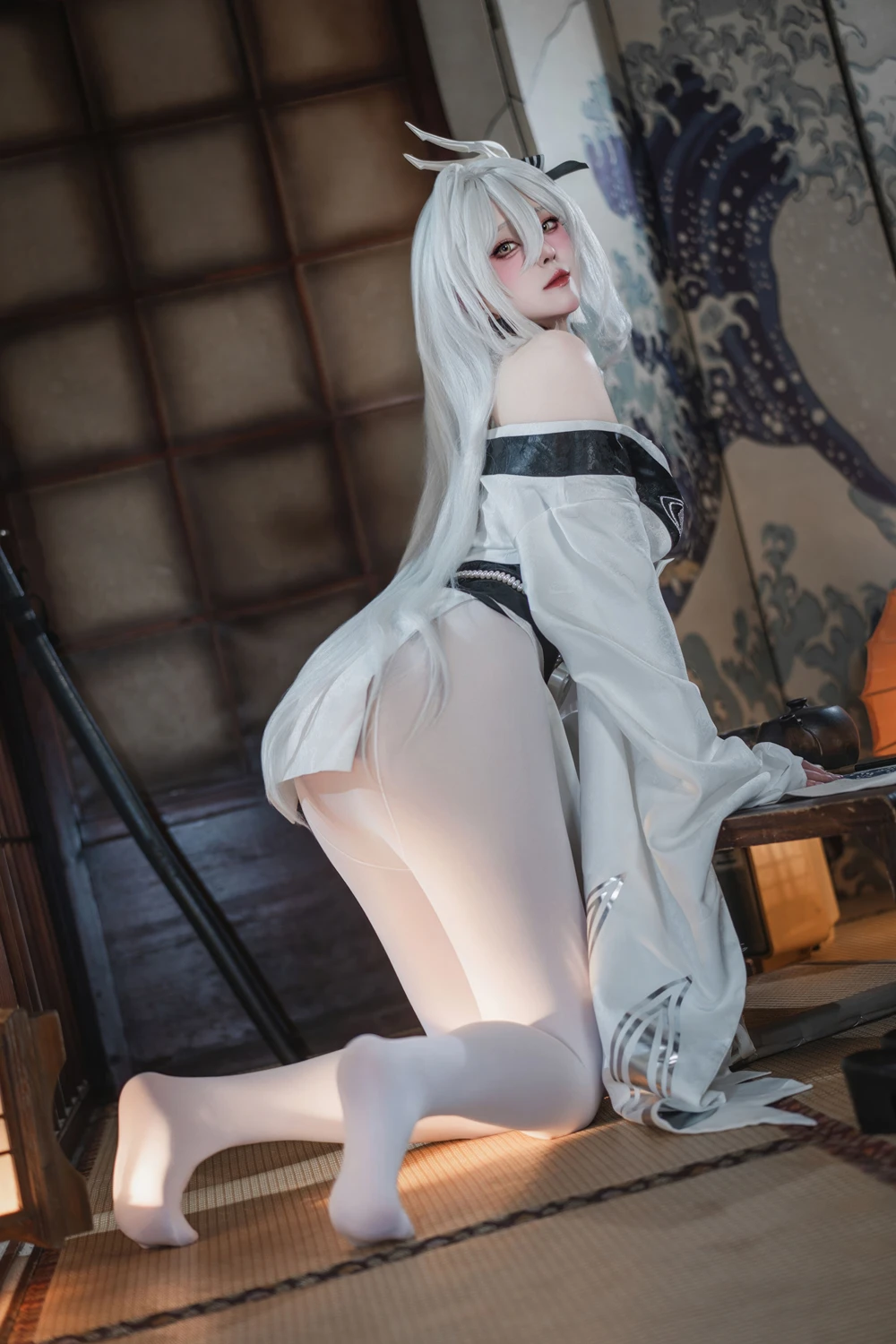 Cosplay Natsuko夏夏子 – 碧蓝航线 白凤 和服 - P12