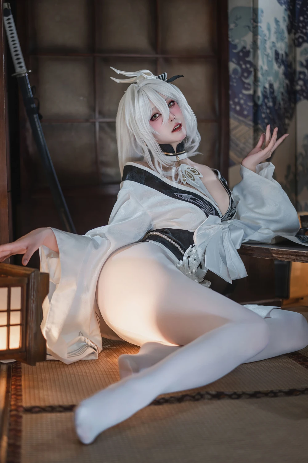 Cosplay Natsuko夏夏子 – 碧蓝航线 白凤 和服 - P18
