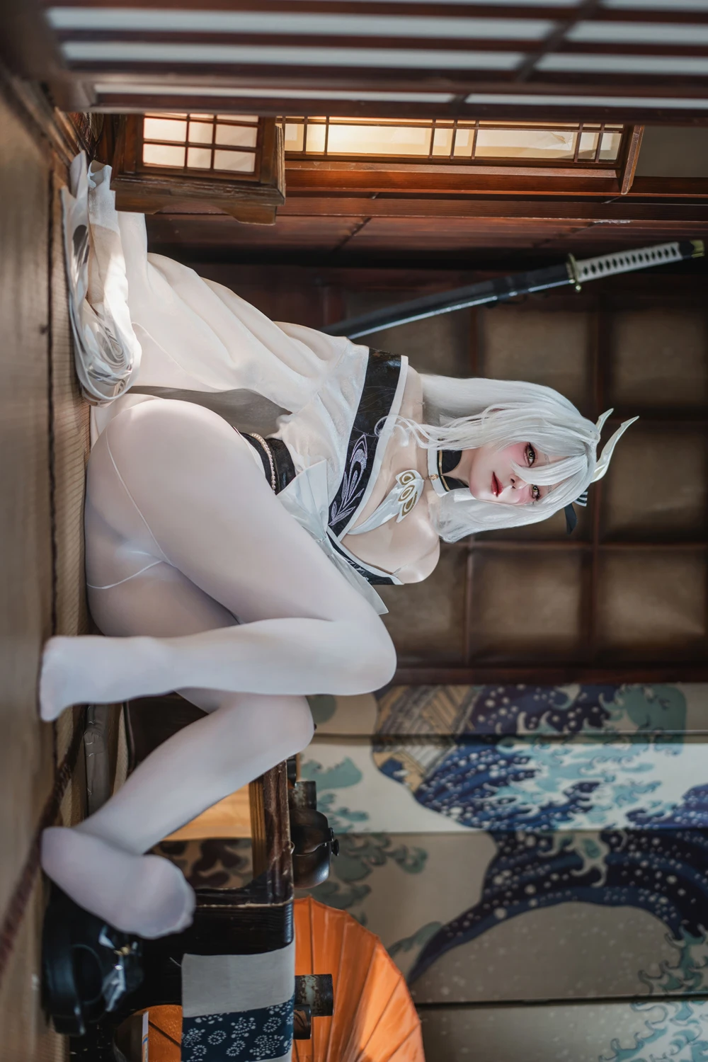 Cosplay Natsuko夏夏子 – 碧蓝航线 白凤 和服 - P21
